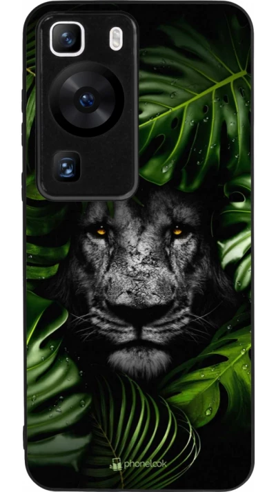 Coque Huawei P60 - Silicone rigide noir Forest Lion