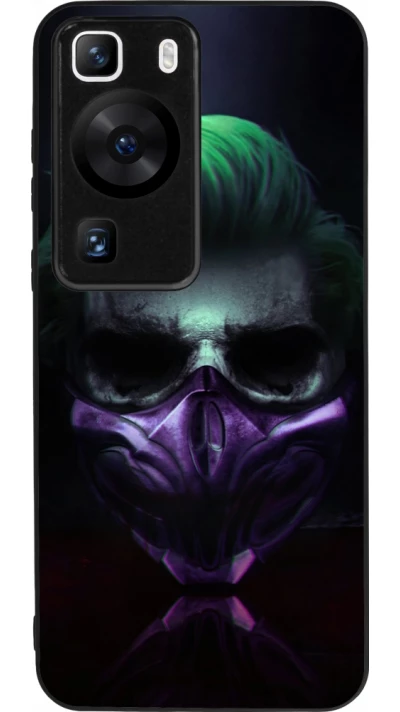 Coque Huawei P60 - Silicone rigide noir Halloween 20 21