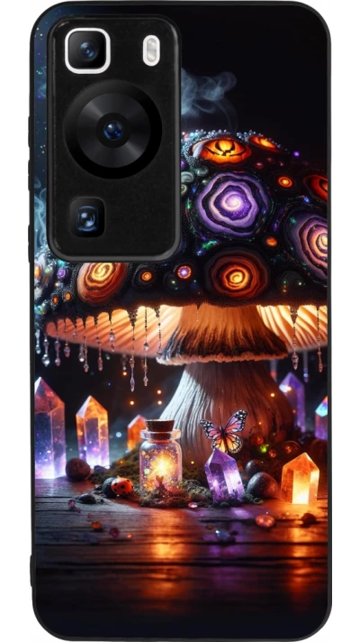 Coque Huawei P60 - Silicone rigide noir Halloween Potion Magic