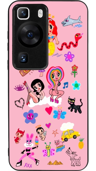 Coque Huawei P60 - Silicone rigide noir Karol G La Bichota Manana Sera Bonito