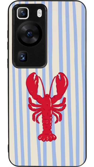 Huawei P60 Case Hülle - Silikon schwarz Red lobster 2026