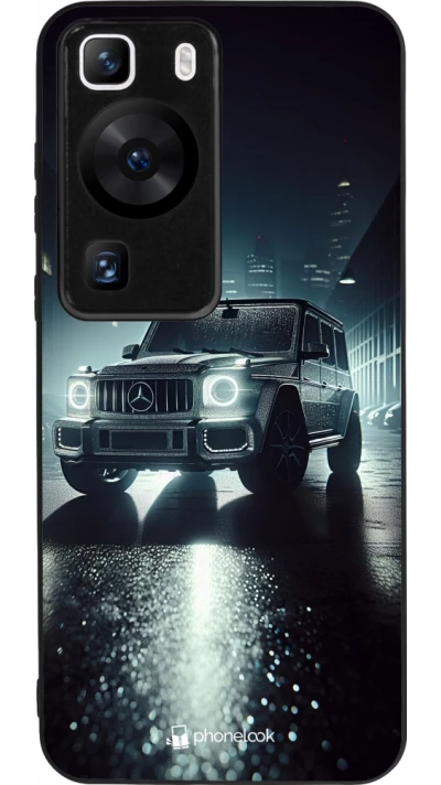 Huawei P60 Case Hülle - Silikon schwarz Mercedes G AMG Nacht