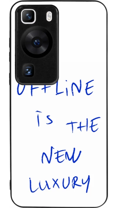 Huawei P60 Case Hülle - Silikon schwarz Offline is the new luxury