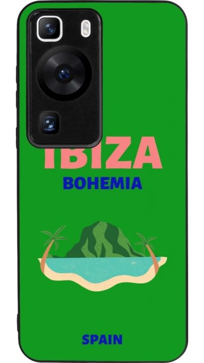 Huawei P60 Case Hülle - Silikon schwarz Pop Summer Destination Ibiza