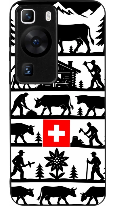 Huawei P60 Case Hülle - Silikon schwarz Poya Schweiz 1