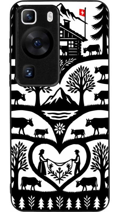 Huawei P60 Case Hülle - Silikon schwarz Poya Schweiz 2