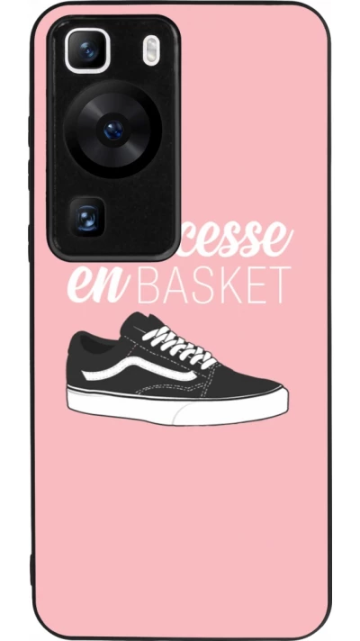 Huawei P60 Case Hülle - Silikon schwarz princesse en basket