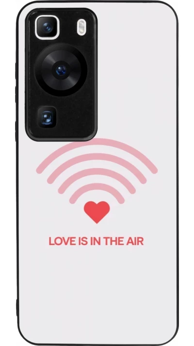 Huawei P60 Case Hülle - Silikon schwarz Saint Valentines Day 26 Love is in the air