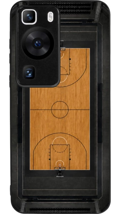 Coque Huawei P60 - Silicone rigide noir Sports 2026 Basketball
