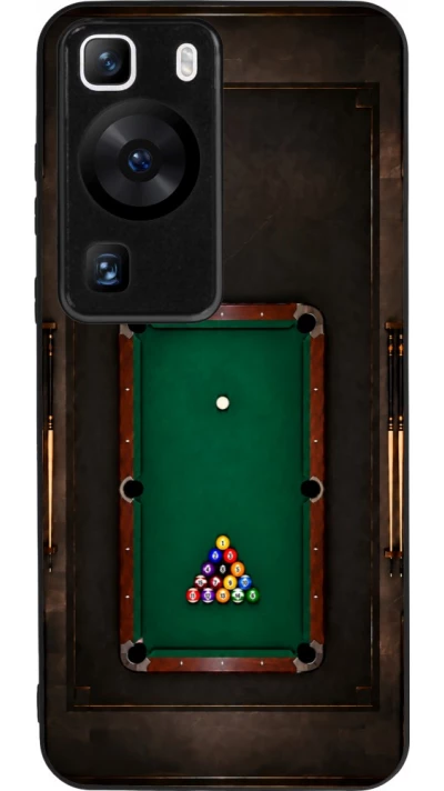 Coque Huawei P60 - Silicone rigide noir Sports 2026 Billard