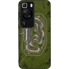 Coque Huawei P60 - Silicone rigide noir Sports 2026 Circuit