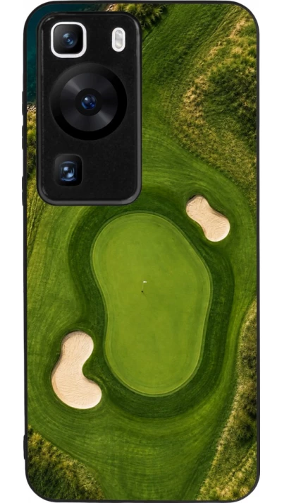 Coque Huawei P60 - Silicone rigide noir Sports 2026 Golf