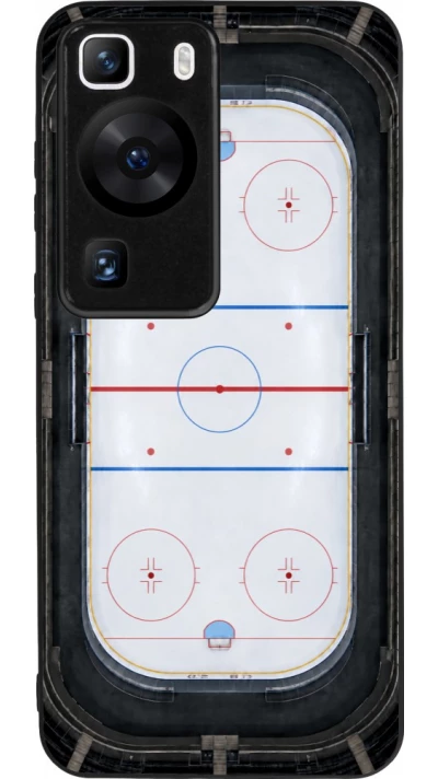 Coque Huawei P60 - Silicone rigide noir Sports 2026 Hockey