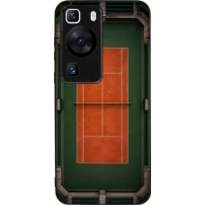 Coque Huawei P60 - Silicone rigide noir Sports 2026 Tennis