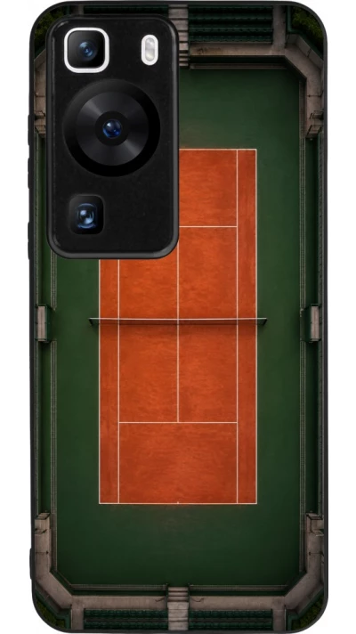 Coque Huawei P60 - Silicone rigide noir Sports 2026 Tennis