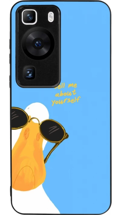 Huawei P60 Case Hülle - Silikon schwarz Tell me about yourself Summer 2026
