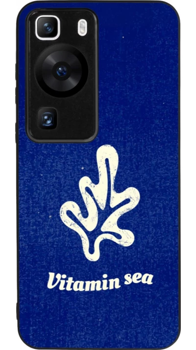 Huawei P60 Case Hülle - Silikon schwarz Vitamin sea Summer 2026