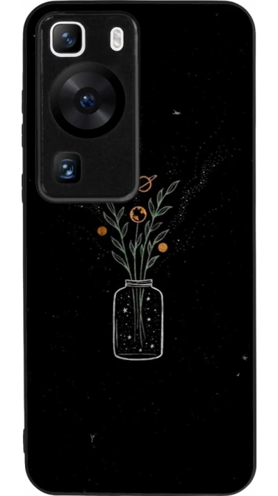 Huawei P60 Case Hülle - Silikon schwarz Vase black