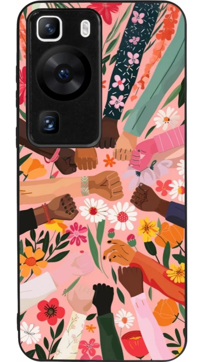 Huawei P60 Case Hülle - Silikon schwarz Womens day 2026 8