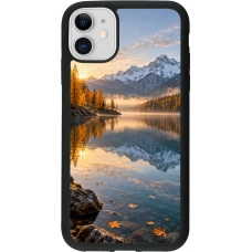 Coque iPhone 11 - Silicone rigide noir Autumn 26 Autumn lake