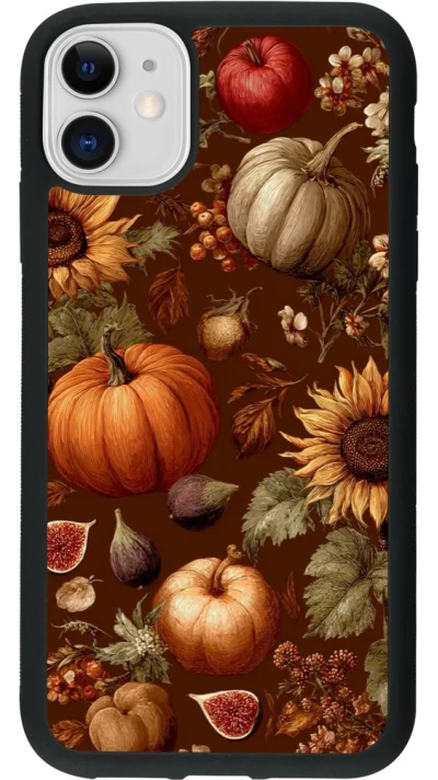 Coque iPhone 11 - Silicone rigide noir Autumn 26 Autumn still life