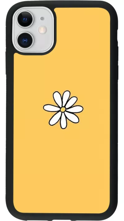 iPhone 11 Case Hülle - Silikon schwarz Easter 2023 daisy