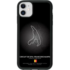 iPhone 11 Case Hülle - Silikon schwarz F1 Track 2025 Belgium