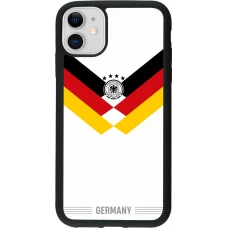 iPhone 11 Case Hülle - Silikon schwarz Deutschland 2026 personalisierbares Fussballtrikot