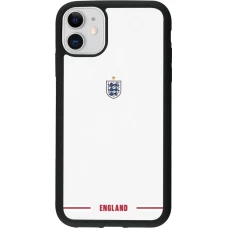 iPhone 11 Case Hülle - Silikon schwarz England 2026 personalisierbares Fussballtrikot
