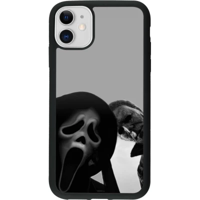 iPhone 11 Case Hülle - Silikon schwarz Halloween 2026 Scream and Michael Myers