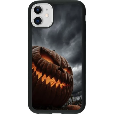 iPhone 11 Case Hülle - Silikon schwarz Halloween 2026 The Wicked Pumpkin