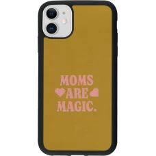 iPhone 11 Case Hülle - Silikon schwarz Mom 2026 Are Magic