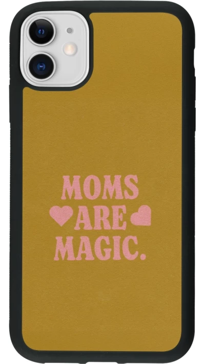 iPhone 11 Case Hülle - Silikon schwarz Mom 2026 Are Magic
