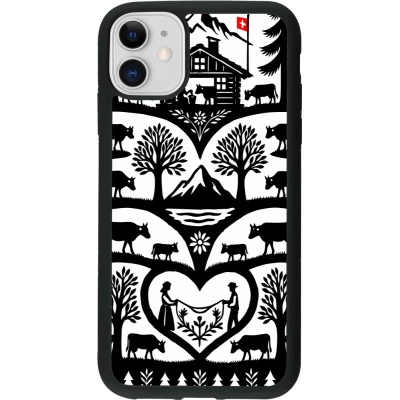 iPhone 11 Case Hülle - Silikon schwarz Poya Schweiz 2
