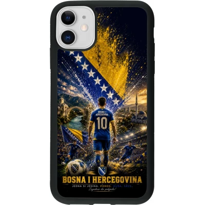 iPhone 11 Case Hülle - Silikon schwarz Fussball Bosnien und Herzegowina splash 2026