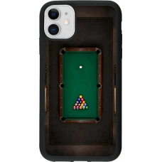 Coque iPhone 11 - Silicone rigide noir Sports 2026 Billard