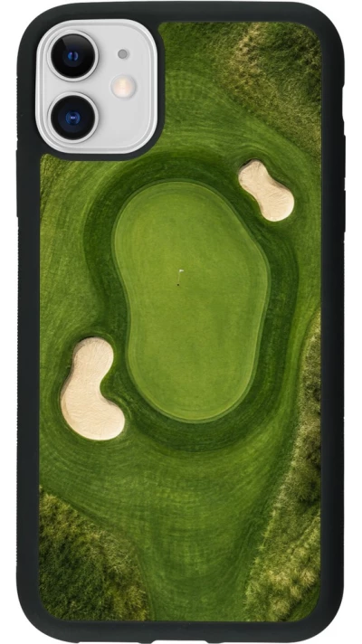 Coque iPhone 11 - Silicone rigide noir Sports 2026 Golf