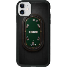 Coque iPhone 11 - Silicone rigide noir Sports 2026 Poker