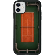 Coque iPhone 11 - Silicone rigide noir Sports 2026 Tennis