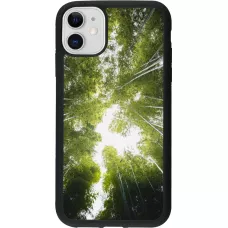 iPhone 11 Case Hülle - Silikon schwarz Spring 23 forest blue sky