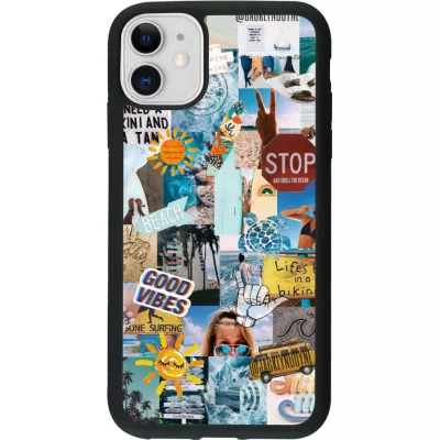 Coque iPhone 11 - Silicone rigide noir Summer 2021 15