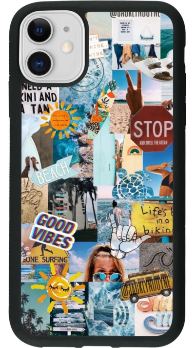 Coque iPhone 11 - Silicone rigide noir Summer 2021 15