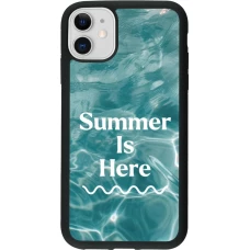 iPhone 11 Case Hülle - Silikon schwarz Summer 2025 Summer is here