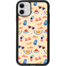 iPhone 11 Case Hülle - Silikon schwarz Pattern Summer 2026