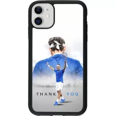 iPhone 11 Case Hülle - Silikon schwarz Thank you Roger