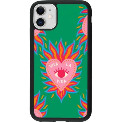 iPhone 11 Case Hülle - Silikon schwarz Viva la vida 2026