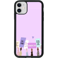 Coque iPhone 11 - Silicone rigide noir Womens day 2026 9