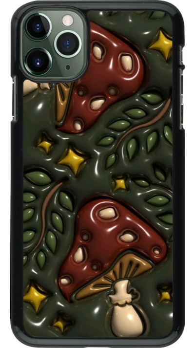 Coque iPhone 11 Pro Max - Autumn 26 3D mushrooms