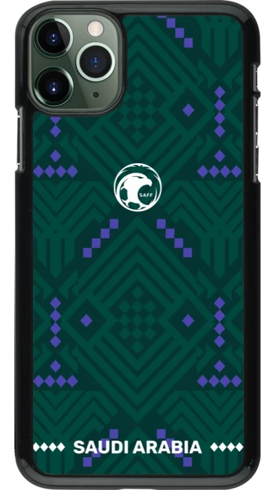 iPhone 11 Pro Max Case Hülle - Saudi Arabien 2026 personalisierbares Fussballtrikot