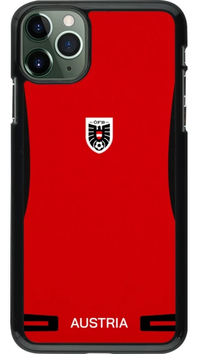iPhone 11 Pro Max Case Hülle - O?sterreich 2026 personalisierbares Fussballtrikot